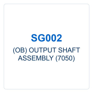 Walker Part # SG002 : (OB) OUTPUT SHAFT ASSEMBLY (7050)