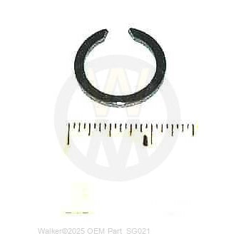 Walker Part # SG021 : RETAINING RING, 1.0ID  (8052/8051)