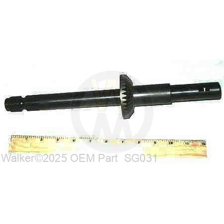 Walker Part # SG031 : OUTPUT SHAFT/GEAR ASSEMBLY (8050/8050-10/8050-11)