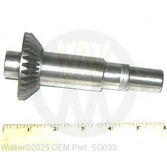 Walker Part # SG033 : OUTPUT SHAFT/GEAR ASSY (8051/8051-10)