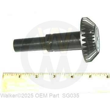 Walker Part # SG035 : (NR) INPUT SHAFT/GEAR ASSEMBLY (7050-10/8050-10)
