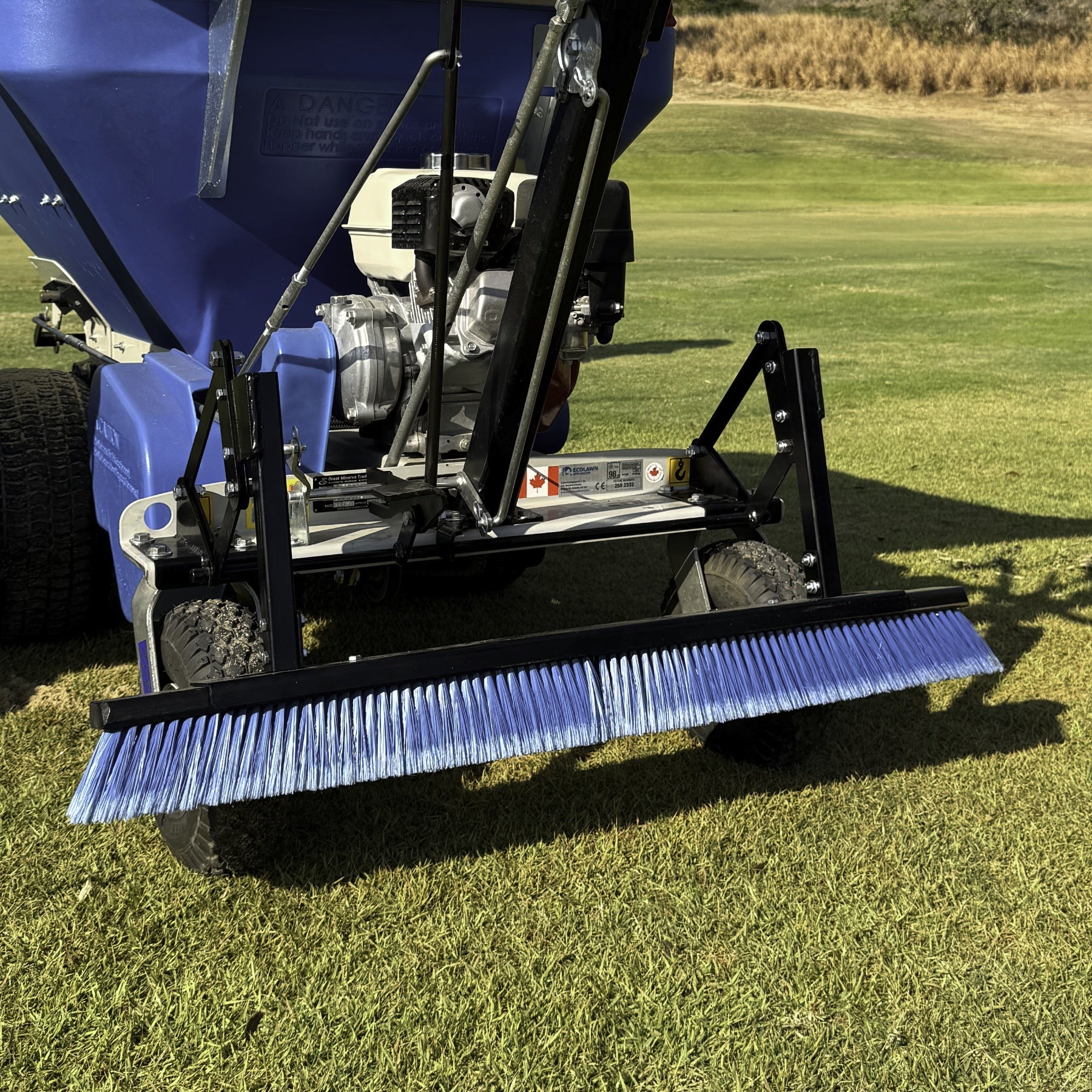 EcoLawn Eco-Sweeper brush attachment for sand top dressing