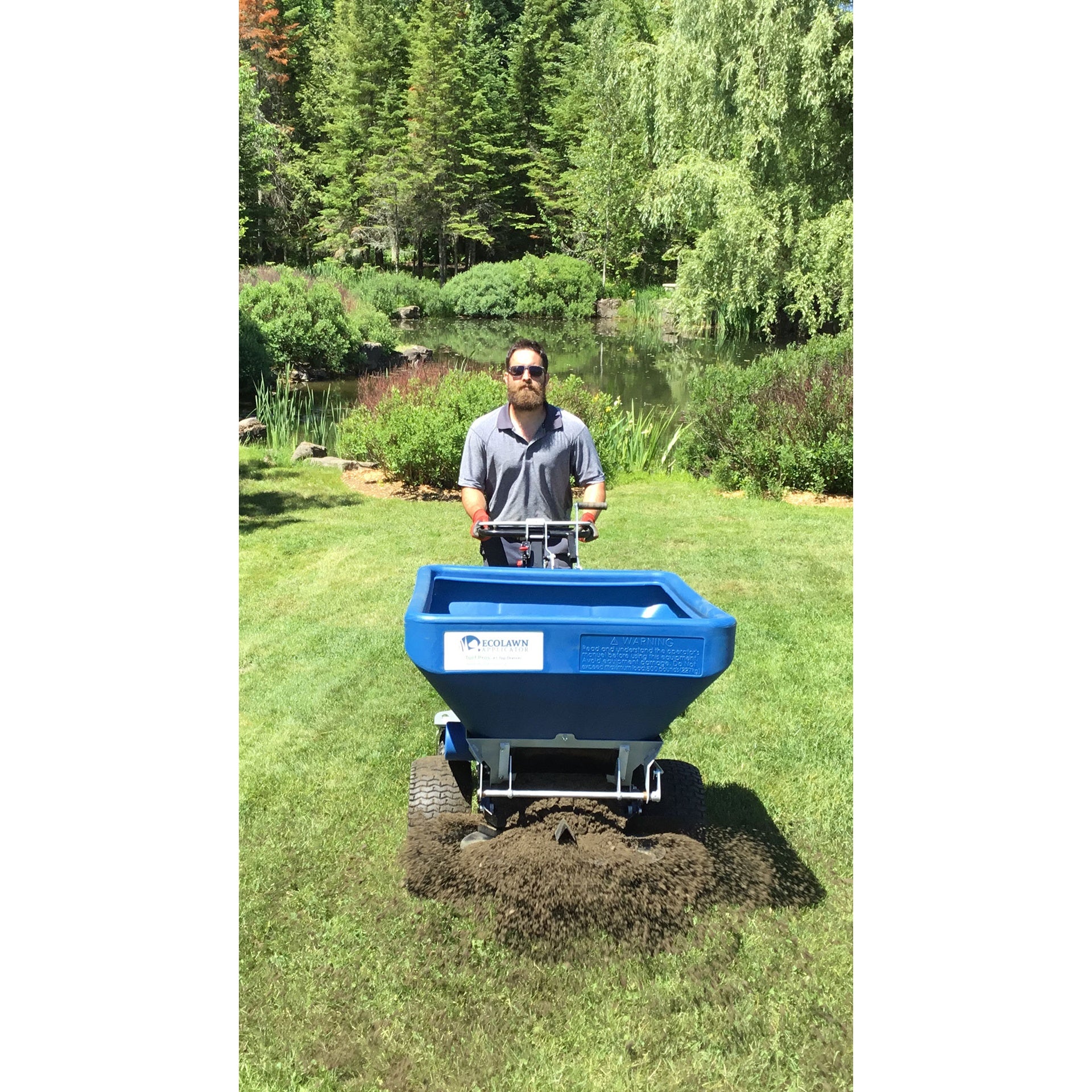 EcoLawn ECO150 top dresser by EcoLawn Applicator