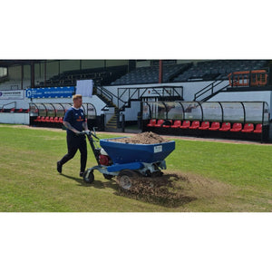 EcoLawn ECO250 top dresser with 11.5 cu ft hopper