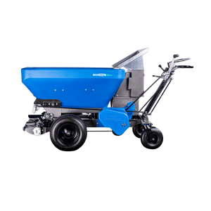 EcoLawn ECO250-e top dresser with gearbox-driven dual spinners