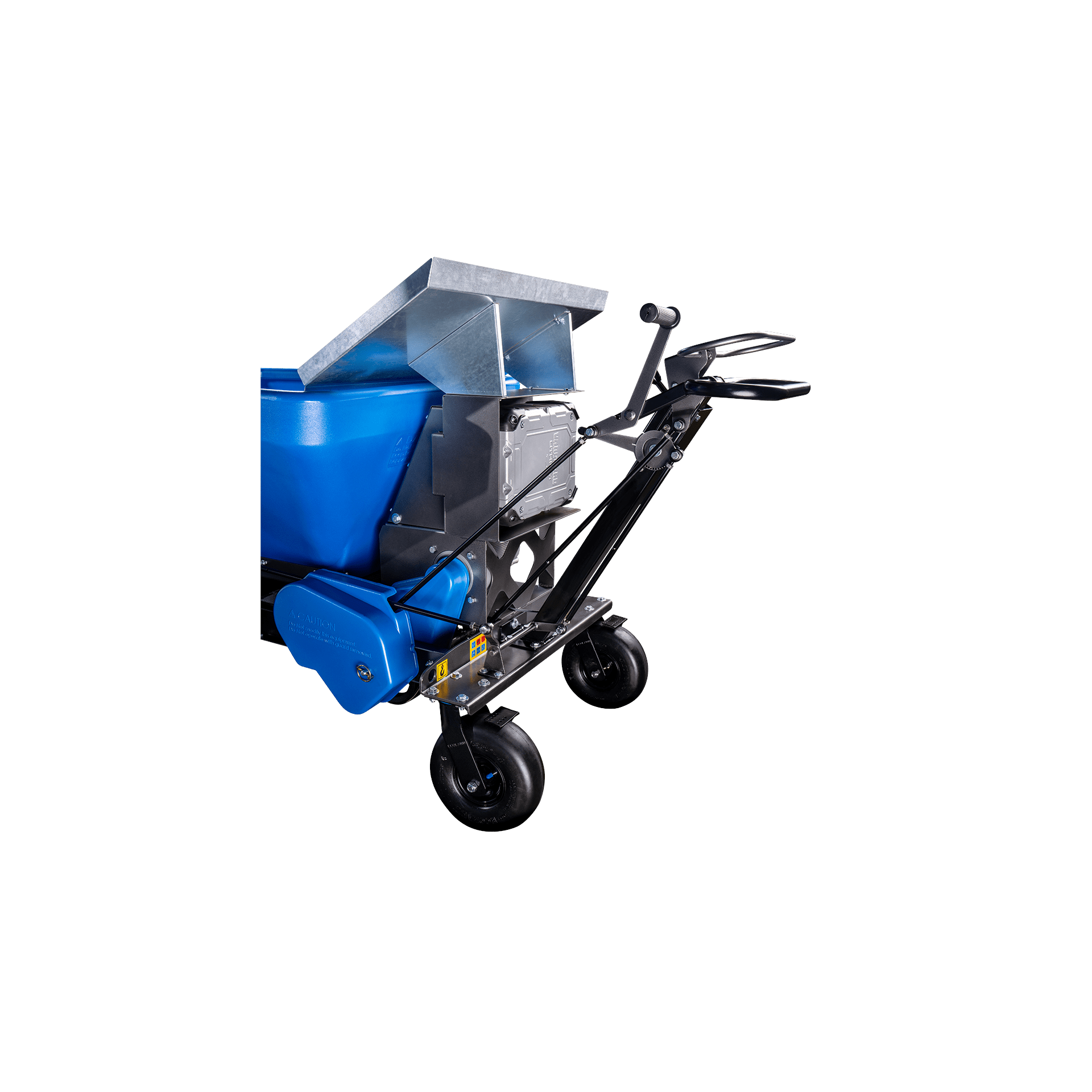 EcoLawn ECO250-e electric top dresser for golf courses and sports fields