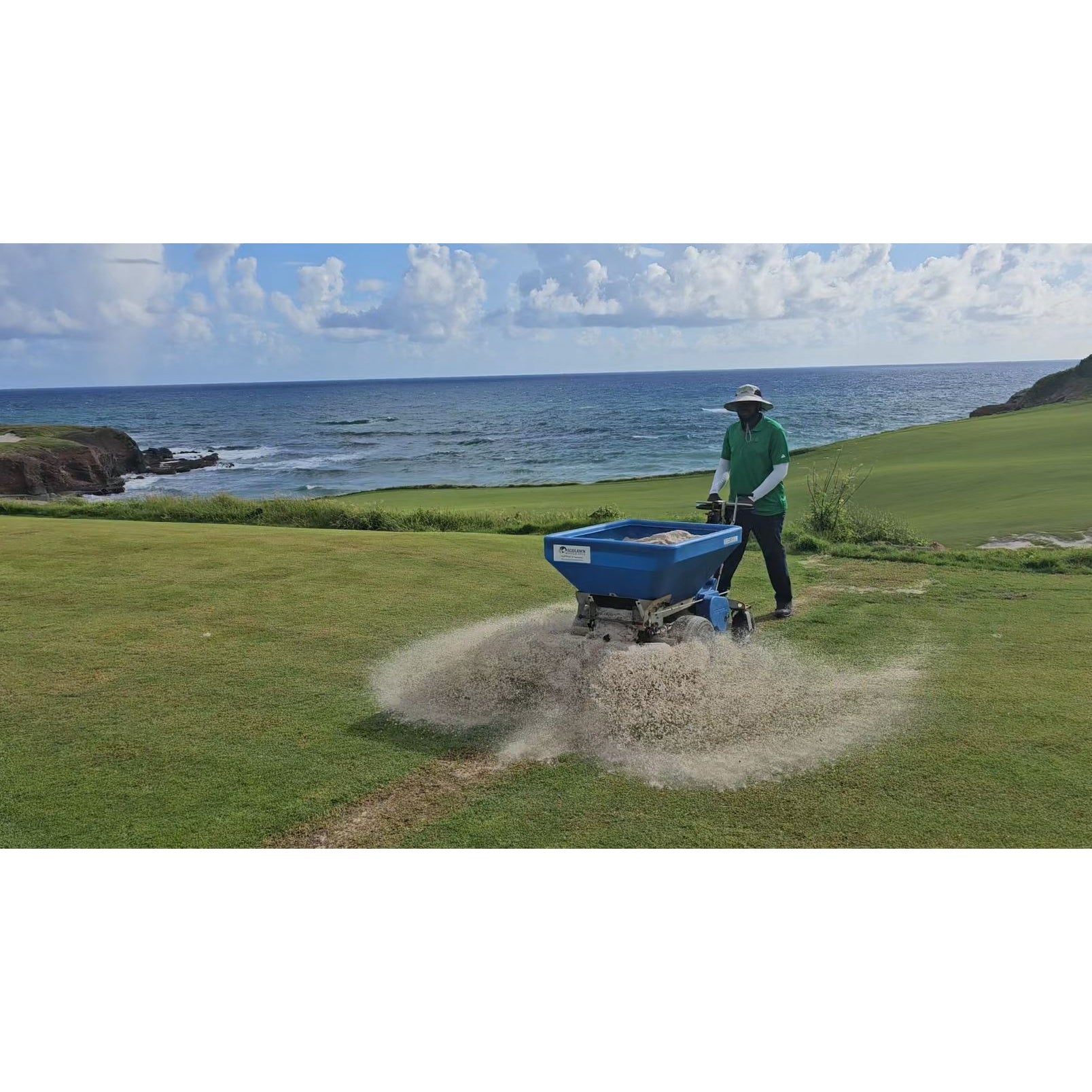 EcoLawn ECO250-S sand top dresser by EcoLawn Applicator